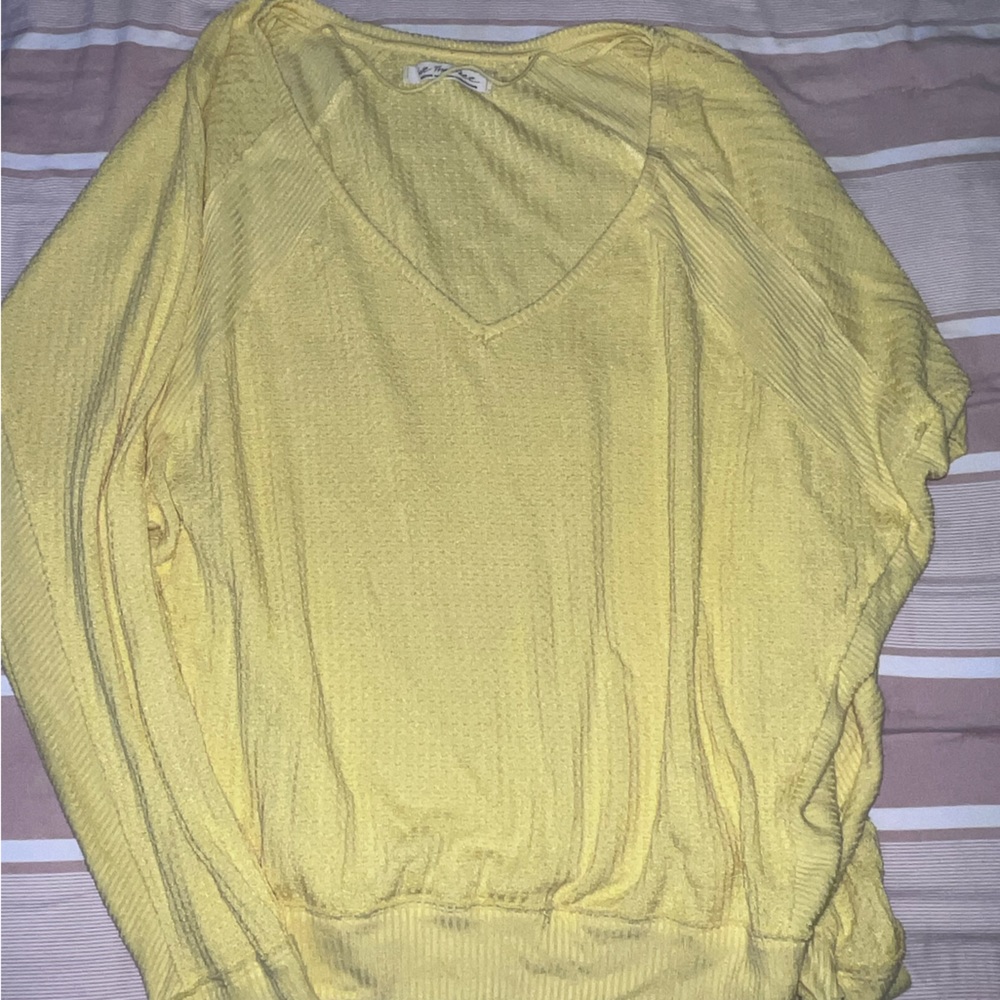 Free People Lose Waffle-knit Sweater